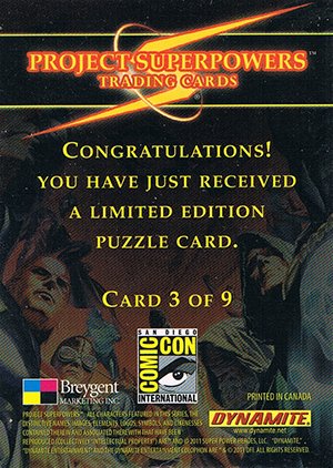 Breygent Marketing Project Superpowers Artist Puzzle Card (SDCC Mystery Packs) 3 