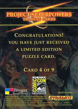 Breygent Marketing Project Superpowers Artist Puzzle Card (SDCC Mystery Packs) 4 