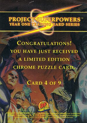 Breygent Marketing Project Superpowers Chrome Puzzle Card 4 
