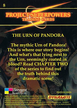 Breygent Marketing Project Superpowers Base Card 8 The Urn of Pandora