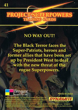 Breygent Marketing Project Superpowers Base Card 41 No Way Out!