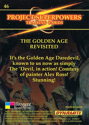 Breygent Marketing Project Superpowers Base Card 46 The Golden Age Revisited