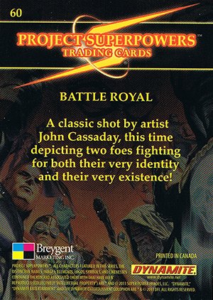 Breygent Marketing Project Superpowers Base Card 60 Battle Royal