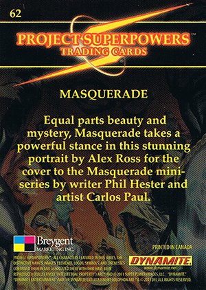Breygent Marketing Project Superpowers Base Card 62 Masquerade