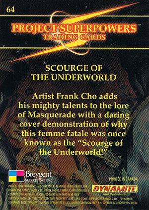 Breygent Marketing Project Superpowers Base Card 64 Scourge of the Underworld