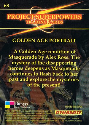 Breygent Marketing Project Superpowers Base Card 68 Golden Age Portrait