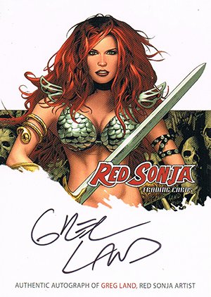 Breygent Marketing Red Sonja Autograph Card RSA-GLB Greg Land
