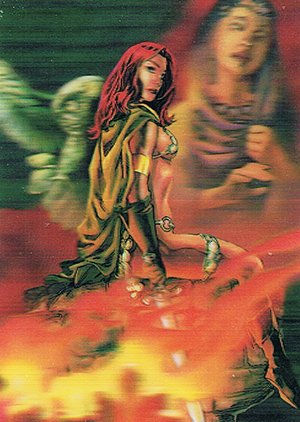 Breygent Marketing Red Sonja 3-D Lenticular Card RS7 Mysterious encounters