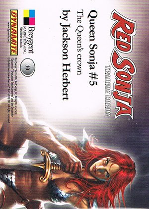 Breygent Marketing Red Sonja Base Card 10 The Queen's crown