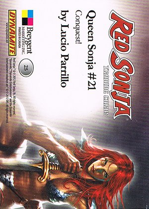 Breygent Marketing Red Sonja Base Card 25 Conquest!