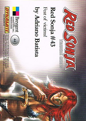 Breygent Marketing Red Sonja Base Card 44 Feat of victims!
