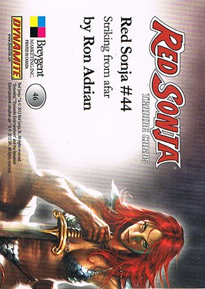 Breygent Marketing Red Sonja Base Card 46 Striking from afar