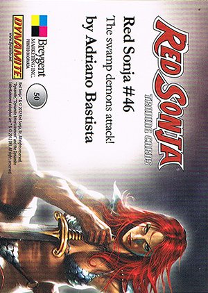 Breygent Marketing Red Sonja Base Card 50 The swamp demons attack!