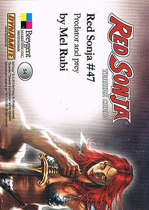 Breygent Marketing Red Sonja Base Card 54 Predator and prey