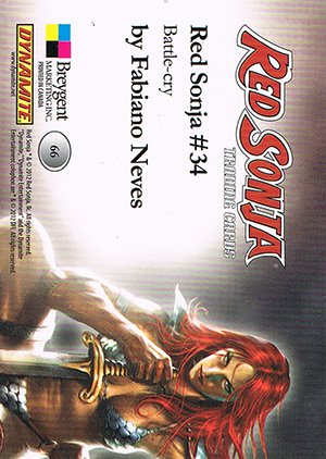 Breygent Marketing Red Sonja Base Card 66 Battle-cry
