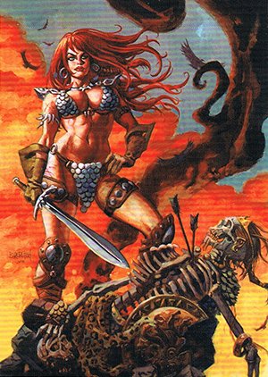 Breygent Marketing Red Sonja Base Card 67 From the ashes of battle