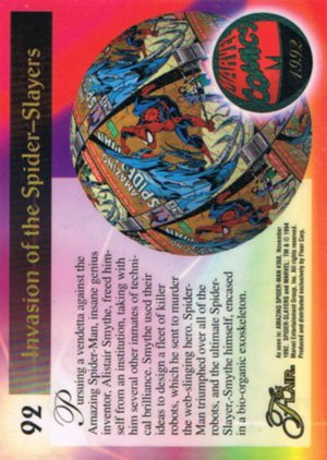 Fleer Marvel Annual Flair '94 Base Card 92 Spider Slayers