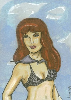 Breygent Marketing Red Sonja Sketch Card  Laura Inglis