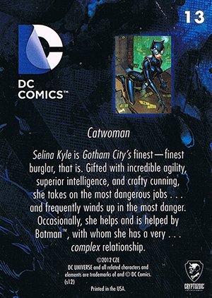 Cryptozoic DC: The New 52 Parallel Foil Set 13 Catwoman