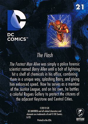 Cryptozoic DC: The New 52 Base Card 21 The Flash