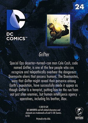 Cryptozoic DC: The New 52 Base Card 24 Grifter