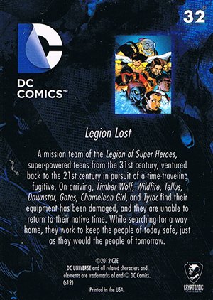 Cryptozoic DC: The New 52 Base Card 32 Legion Lost