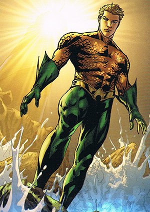 Cryptozoic DC: The New 52 Base Card 4 Aquaman