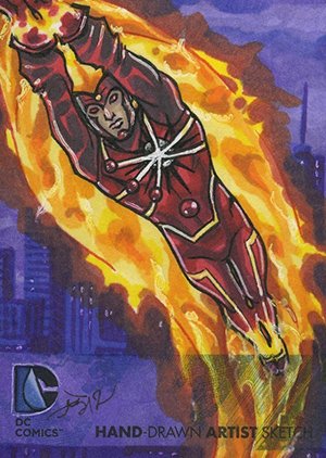 Cryptozoic DC: The New 52 Sketch Card  Amber Shelton