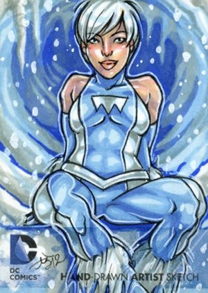Cryptozoic DC: The New 52 Sketch Card  Amber Shelton