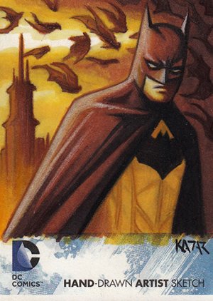 Cryptozoic DC: The New 52 Sketch Card  Frank Kadar