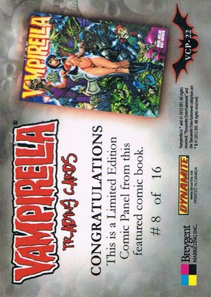 Breygent Marketing Vampirella (All-New) Comic Panel Card VCP-22 Vampirella #1 - 2001 (16)