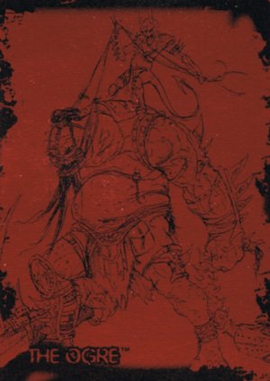 Inkworks Spawn the Toy Files Design Sketch Card D2 The Ogre / Series Theme