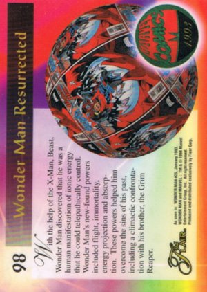 Fleer Marvel Annual Flair '94 Base Card 98 Wonder Man