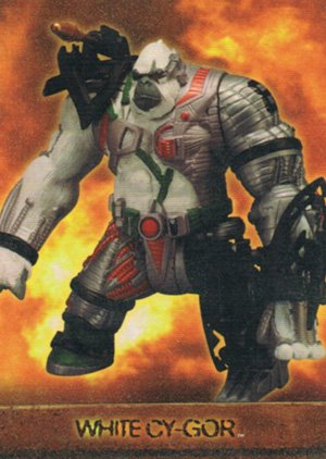 Inkworks Spawn the Toy Files Exclusive Figure Card E4 White Cy-Gor / Red Vandalizer