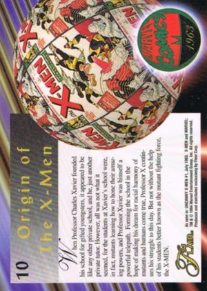 Fleer Marvel Annual Flair '94 Base Card 10 Xavier