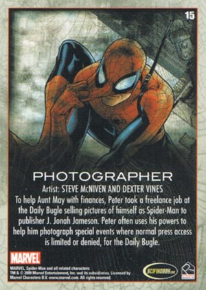 Rittenhouse Archives Spider-Man Archives Base Card 15 Photographer