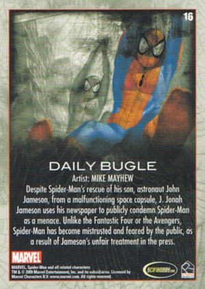 Rittenhouse Archives Spider-Man Archives Base Card 16 Daily Bugle