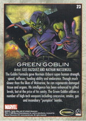 Rittenhouse Archives Spider-Man Archives Base Card 23 Green Goblin