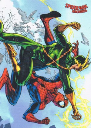 Rittenhouse Archives Spider-Man Archives Base Card 53 Spider-Man vs. Electro