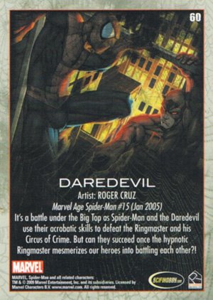 Rittenhouse Archives Spider-Man Archives Base Card 60 Daredevil