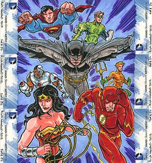 Cryptozoic DC: The New 52 Sketch Card  Rich Woodall