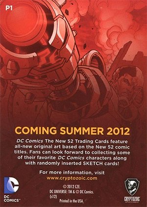 Cryptozoic DC: The New 52 Promos P1 Cyborg