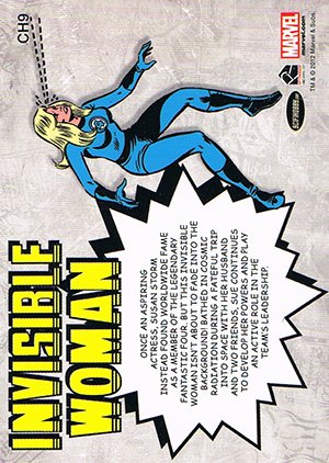 Rittenhouse Archives Marvel Bronze Age Classic Heroes Card CH9 Invisible Woman