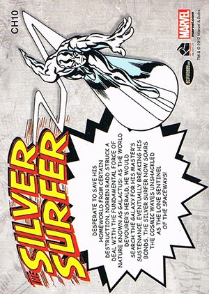 Rittenhouse Archives Marvel Bronze Age Classic Heroes Card CH10 Silver Surfer