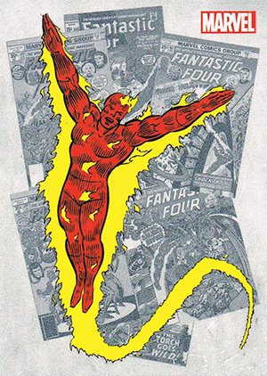 Rittenhouse Archives Marvel Bronze Age Classic Heroes Card CH7 Human Torch