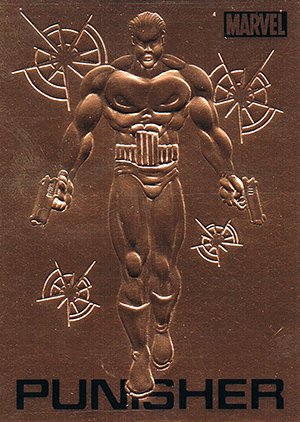 Rittenhouse Archives Marvel Bronze Age Bronze Embossed Card E10 Punisher
