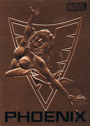 Rittenhouse Archives Marvel Bronze Age Bronze Embossed Card E12 Phoenix