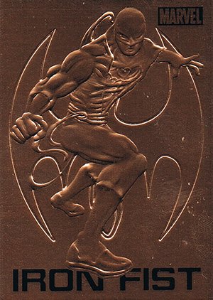Rittenhouse Archives Marvel Bronze Age Bronze Embossed Card E6 Iron First