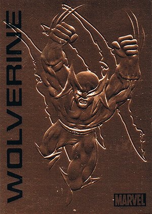 Rittenhouse Archives Marvel Bronze Age Bronze Embossed Card E9 Wolverine