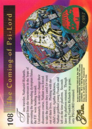 Fleer Marvel Annual Flair '94 Base Card 108 Psi-Lord